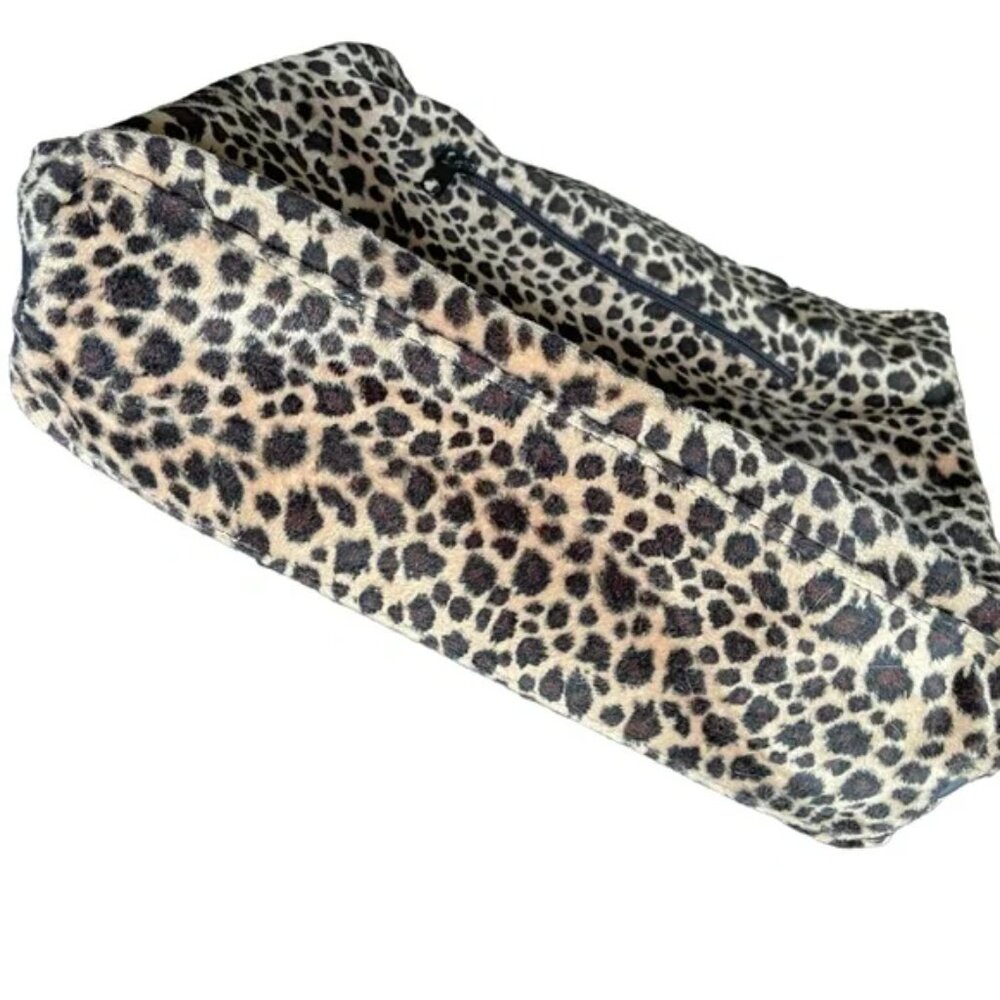 JAGUAR Print Faux Fur HANDBAG Luxurious soft fabulous condition PURR! 10… - Picture 7 of 13